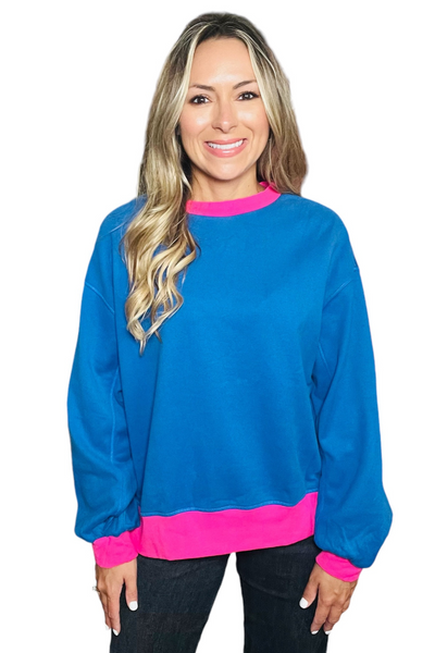 Color Block Sweatshirt Southern Birch Boutique