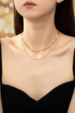 Simple Chain Necklace Set