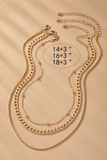 Three Row Rhinestone Charm Necklace