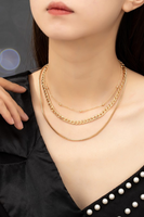 Layered Chain Necklace Set