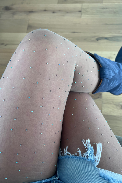 Rhinestone Pantyhose