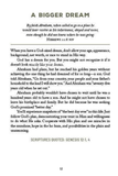 Interior page of 180 Encouraging Devotions for a Man of God showing the devotional A Bigger Dream with Hebrews 11:8 and a reflection on trusting God's plan.