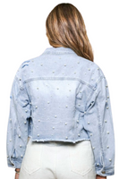 The Ainsley Pearl Denim Jacket