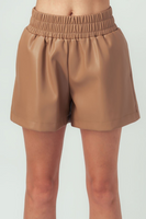 The Ashlyn Faux Leather Shorts