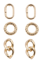 Trio Set Stud Earrings