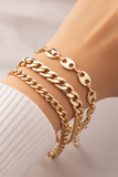 Three Chain Bracelet Set