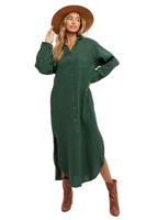 The Darcy Button-Up Maxi Shirt Dress