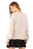 The Emma Puff Sleeve Sweater