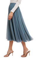 The Carrie Tulle Midi Skirt