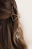Metal Butterfly Hair Claw Clip
