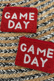 Hey It's Game Day Beaded Coin Purse