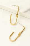 Love Knot Double Wire Hook Earrings