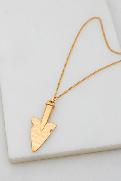 Arrowhead Pendant Necklace Southern Birch Boutique